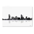 thumbnail image 1 of Trademark Fine Art "Milwaukee Wisconsin Skyline BG-1" Canvas Art by Marlene Watson, 1 of 3