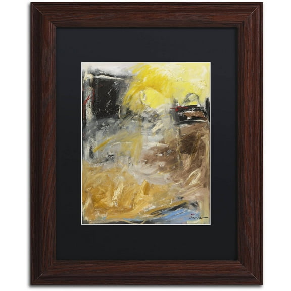 Trademark Fine Art "Minh'alma" Canvas Art by Joarez, Black Matte, Wood Frame