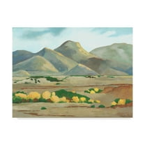 Trademark Fine Art 'Mini Western Vista V' Canvas Art by Chariklia Zarris