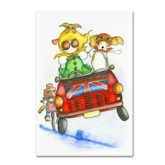Trademark Fine Art 'Minnie Driver' Canvas Art by Michelle Campbell