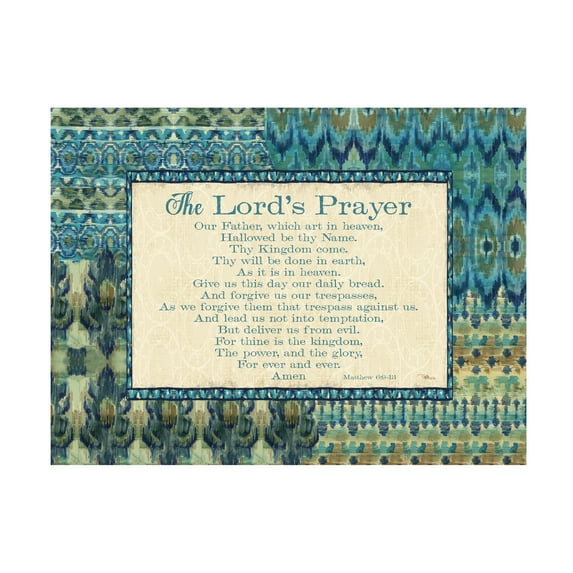 Trademark Fine Art 'Mirage III Words Blue' Canvas Art by Pela Studio