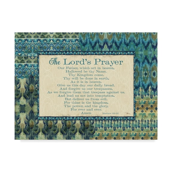 Trademark Fine Art 'Mirage III Words Blue' Canvas Art by Pela Studio