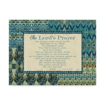 Trademark Fine Art 'Mirage III Words Blue' Canvas Art by Pela Studio