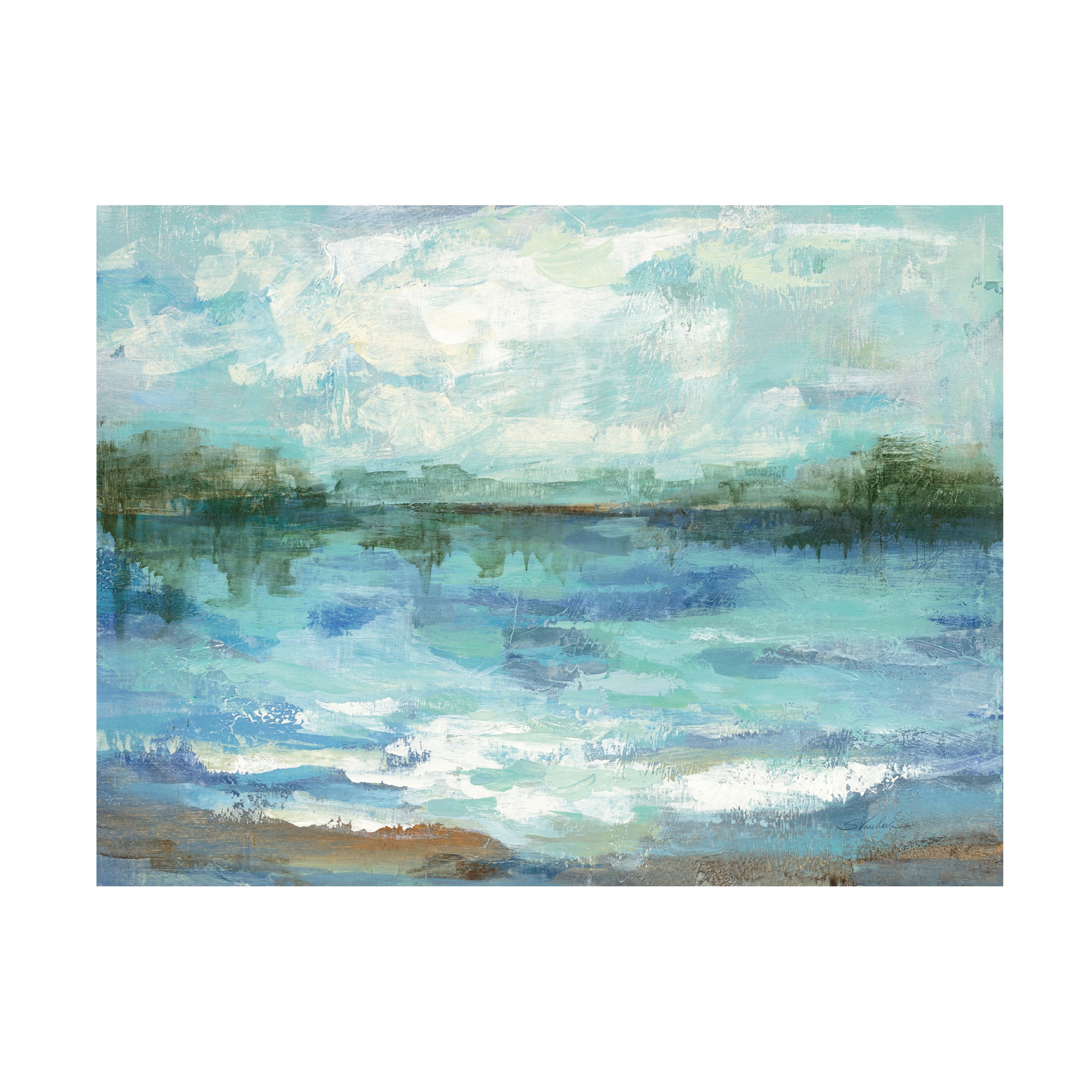 Trademark Fine Art 'Mirrored Sky Crop' Canvas Art by Silvia Vassileva