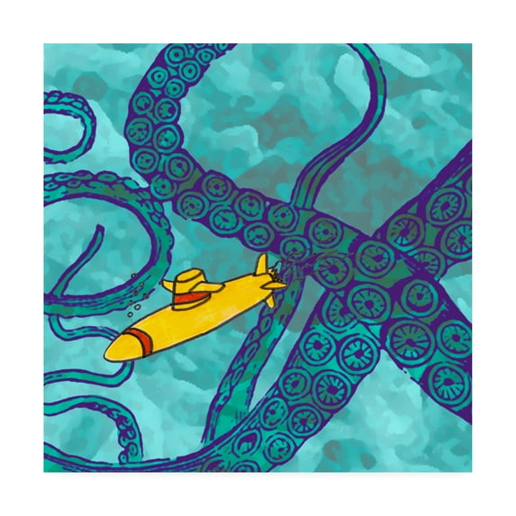 Trademark Fine Art 'Misadventure I Childrens Art' Canvas Art by Alicia Ludwig