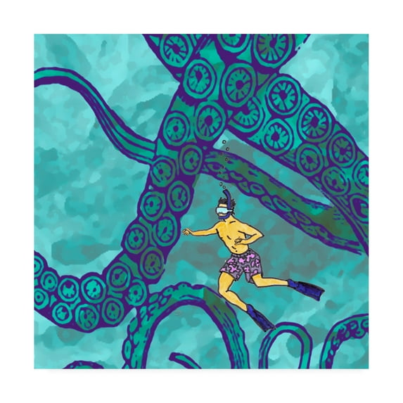 Trademark Fine Art 'Misadventure III Childrens Art' Canvas Art by Alicia Ludwig