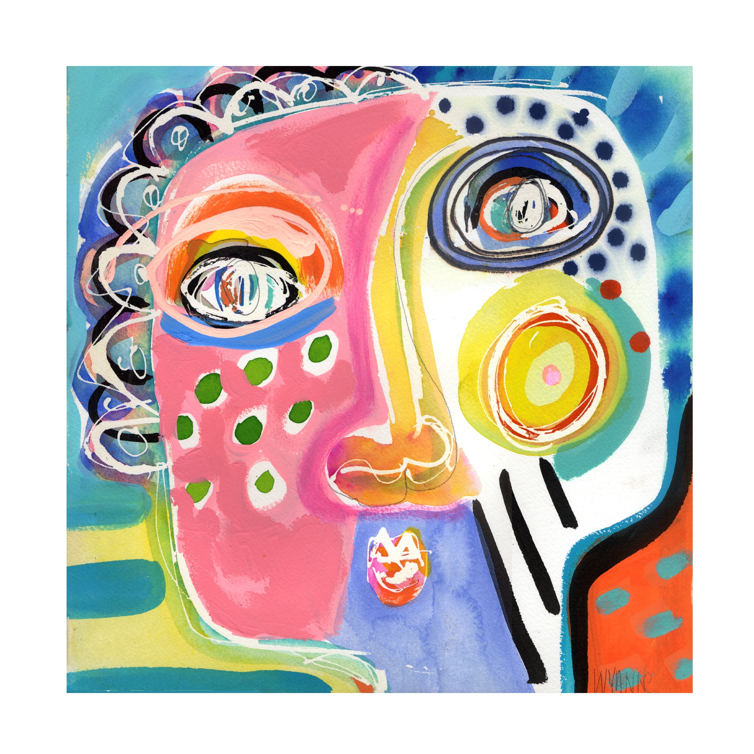 Trademark Fine Art 'Miss Bettys Aunt Hilda' Canvas Art by Wyanne