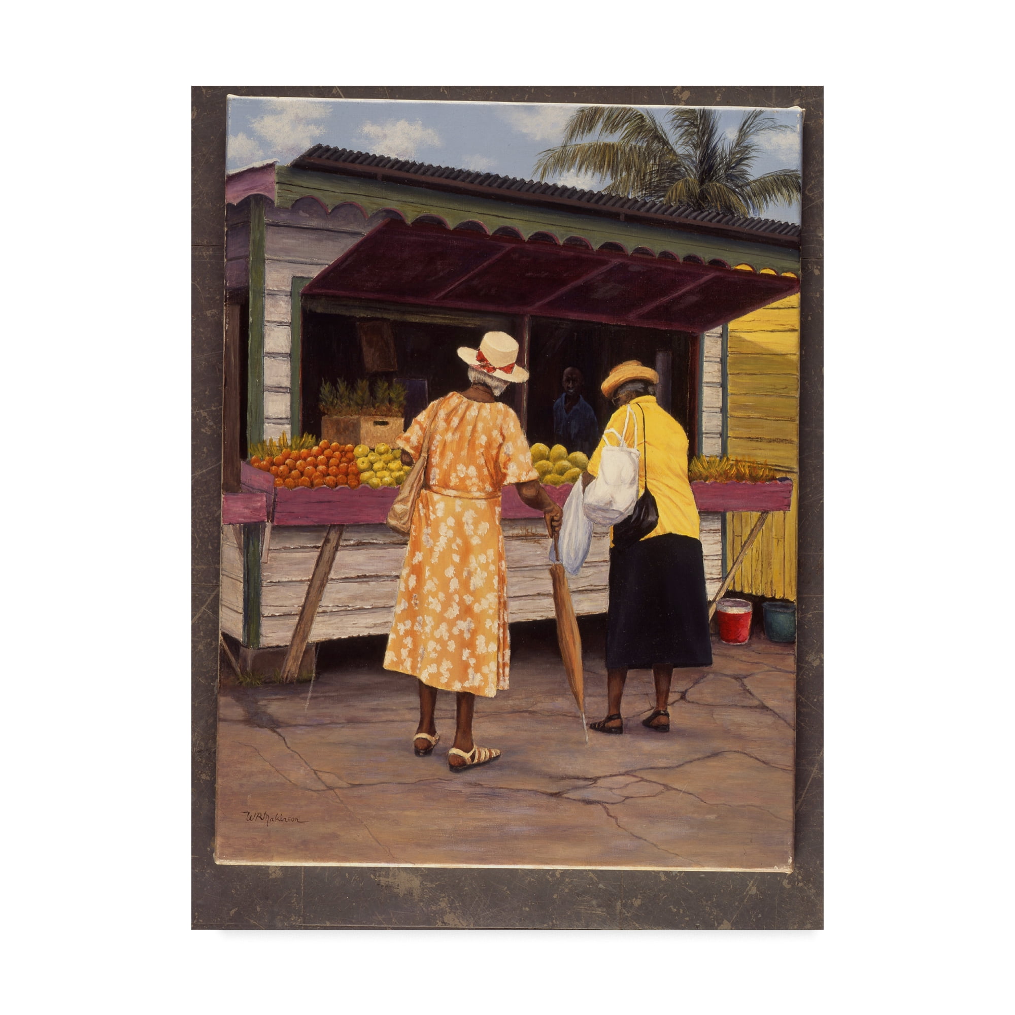 Trademark Fine Art 'Miss Crystal And Pearl' Canvas Art by Bill Makinson
