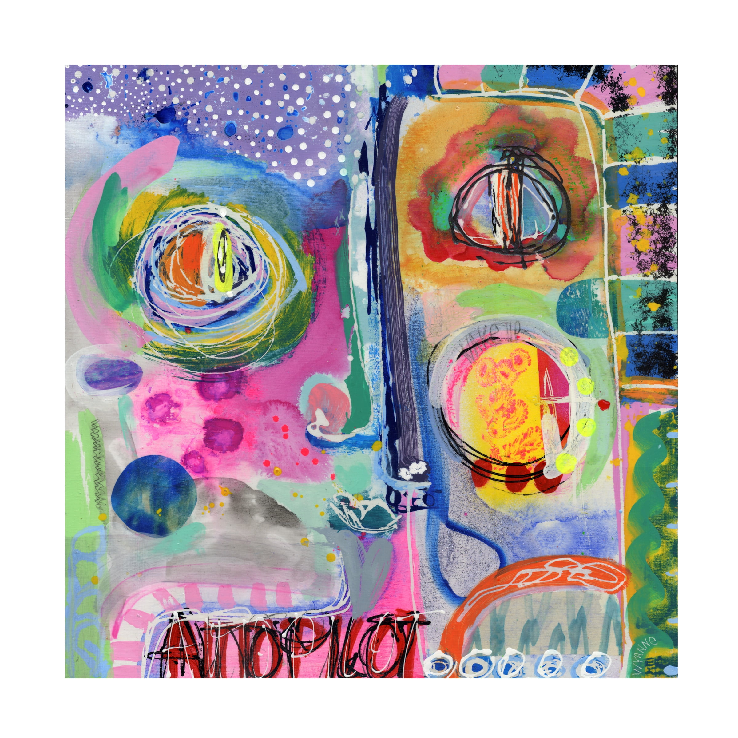 Trademark Fine Art 'Missed Connection' Canvas Art by Wyanne