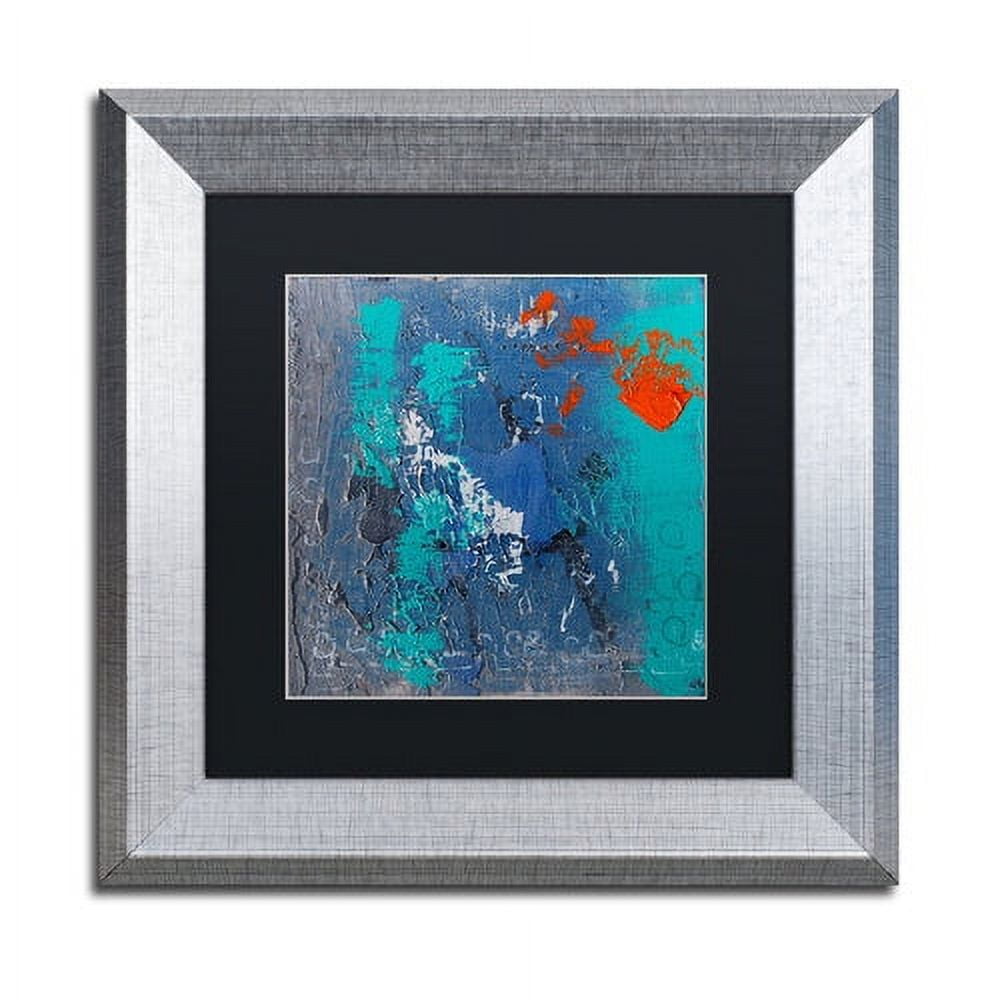 Trademark Fine Art 'Mistake' Canvas Art by Nicole Dietz, Black Matte, Silver Frame