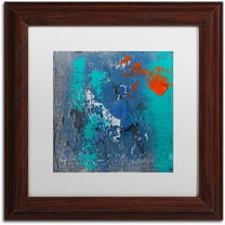 Trademark Fine Art 'Mistake' Canvas Art by Nicole Dietz, White Matte, Wood Frame