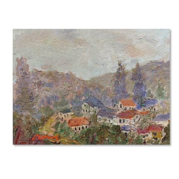 Trademark Fine Art ''Misty Morning'' by Manor Shadian 14' x 19' Canvas Art (MA0614-C1419GG)