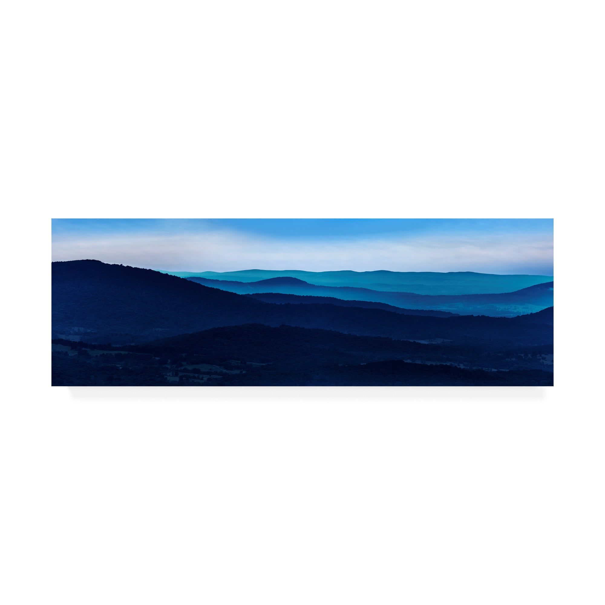 Trademark Fine Art 'Misty Mountains I' Canvas Art by James McLoughlin