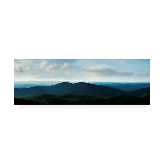 Trademark Fine Art 'Misty Mountains V' Canvas Art by James McLoughlin