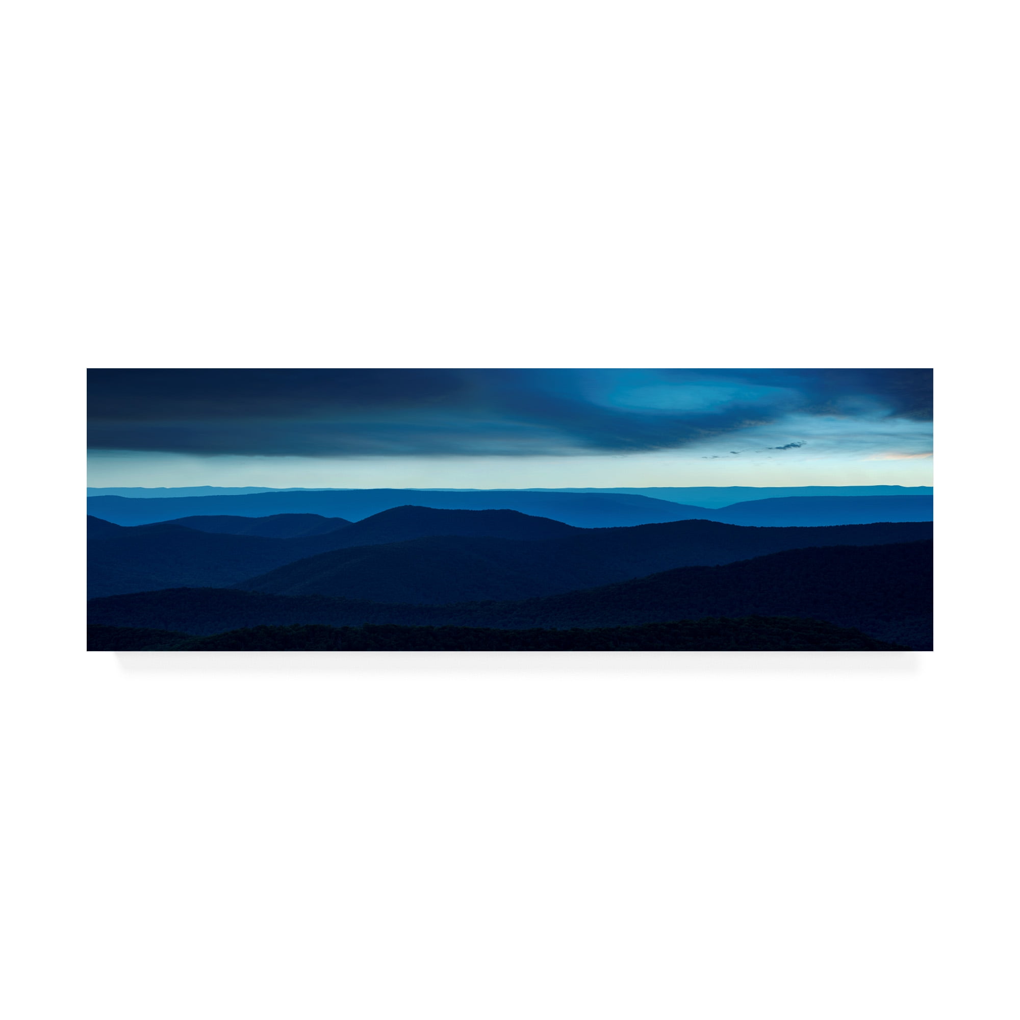 Trademark Fine Art 'Misty Mountains VI' Canvas Art by James McLoughlin