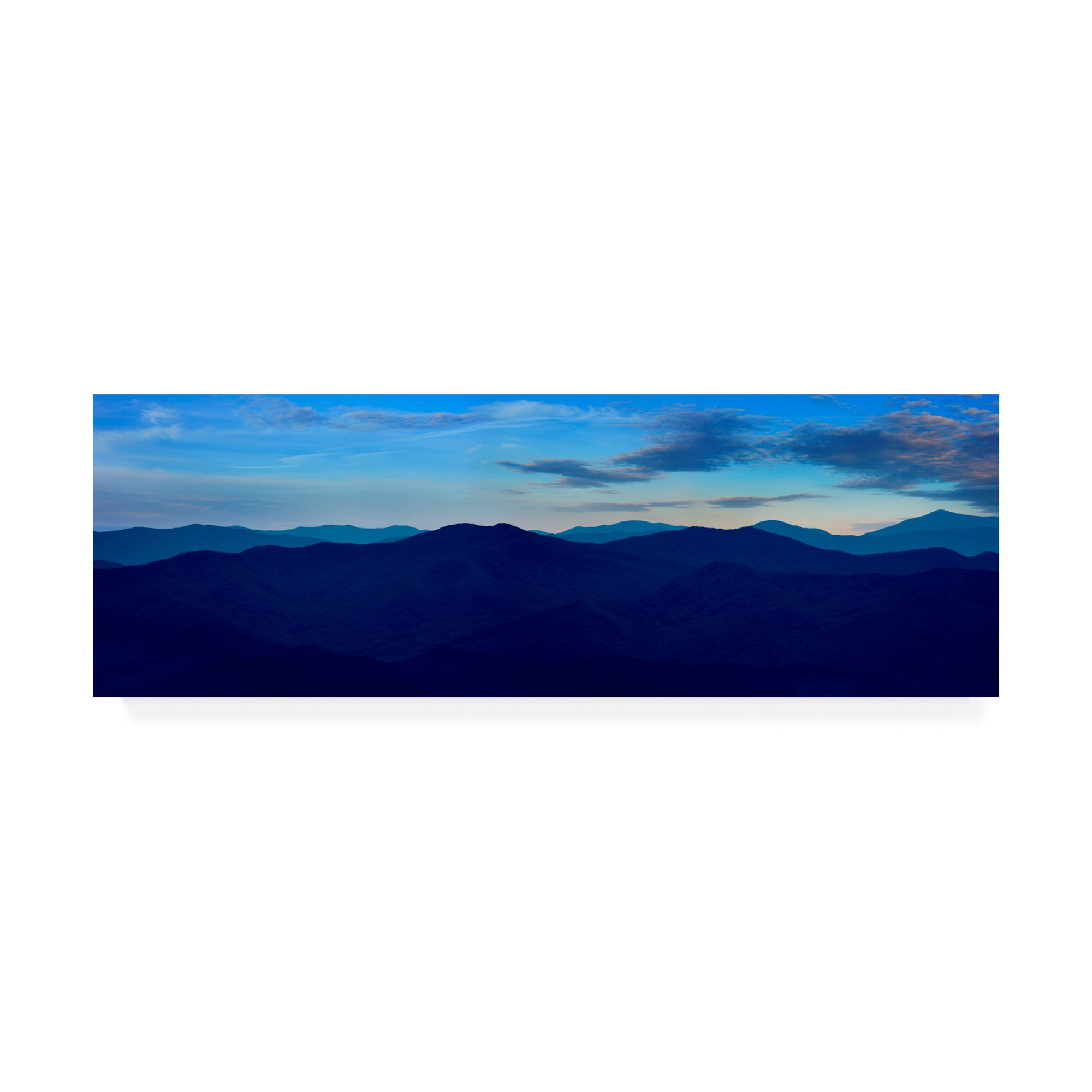 Trademark Fine Art 'Misty Mountains VII' Canvas Art by James McLoughlin