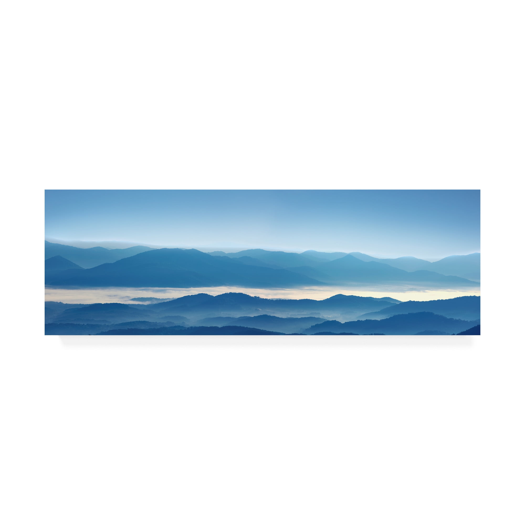 Trademark Fine Art 'Misty Mountains XII' Canvas Art by James McLoughlin