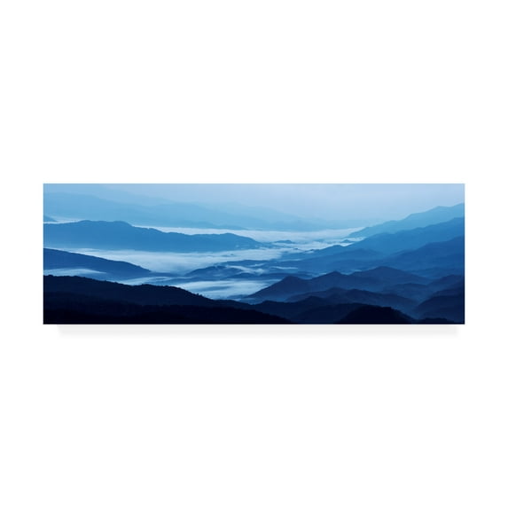 Trademark Fine Art 'Misty Mountains XIII' Canvas Art by James McLoughlin