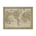 thumbnail image 1 of Trademark Fine Art 'Mitchells World Map' Canvas Art by Mitchell, 1 of 4