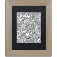 thumbnail image 1 of Trademark Fine Art "Mixed Coloring Book 39" Canvas Art by Kathy G. Ahrens, Black Matte, Birch Frame, 1 of 1