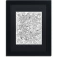 thumbnail image 1 of Trademark Fine Art "Mixed Coloring Book 43" Canvas Art by Kathy G. Ahrens, Black Matte, Black Frame, 1 of 1
