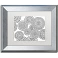 thumbnail image 1 of Trademark Fine Art "Mixed Coloring Book 50" Canvas Art by Kathy G. Ahrens, White Matte, Silver Frame, 1 of 4