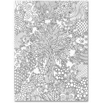 Trademark Fine Art "Mixed Coloring Book 55" Canvas Art by Kathy G. Ahrens
