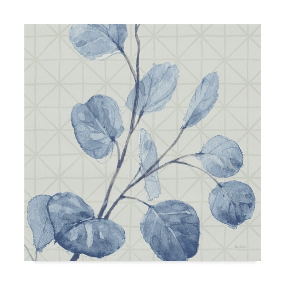 Trademark Fine Art 'Mixed Greens LI Blue' Canvas Art by Lisa Audit