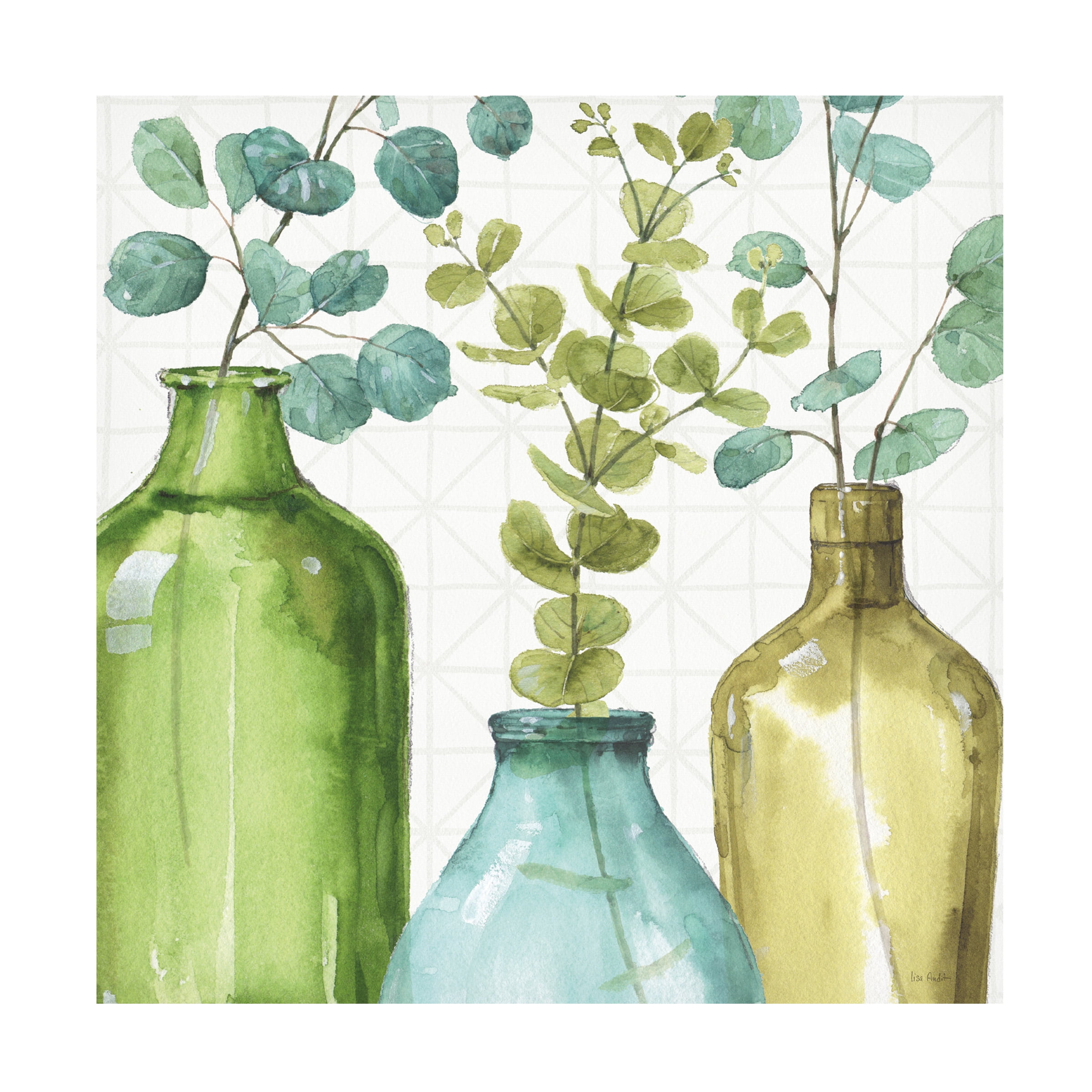 Trademark Fine Art 'Mixed Greens LVI' Canvas Art by Lisa Audit