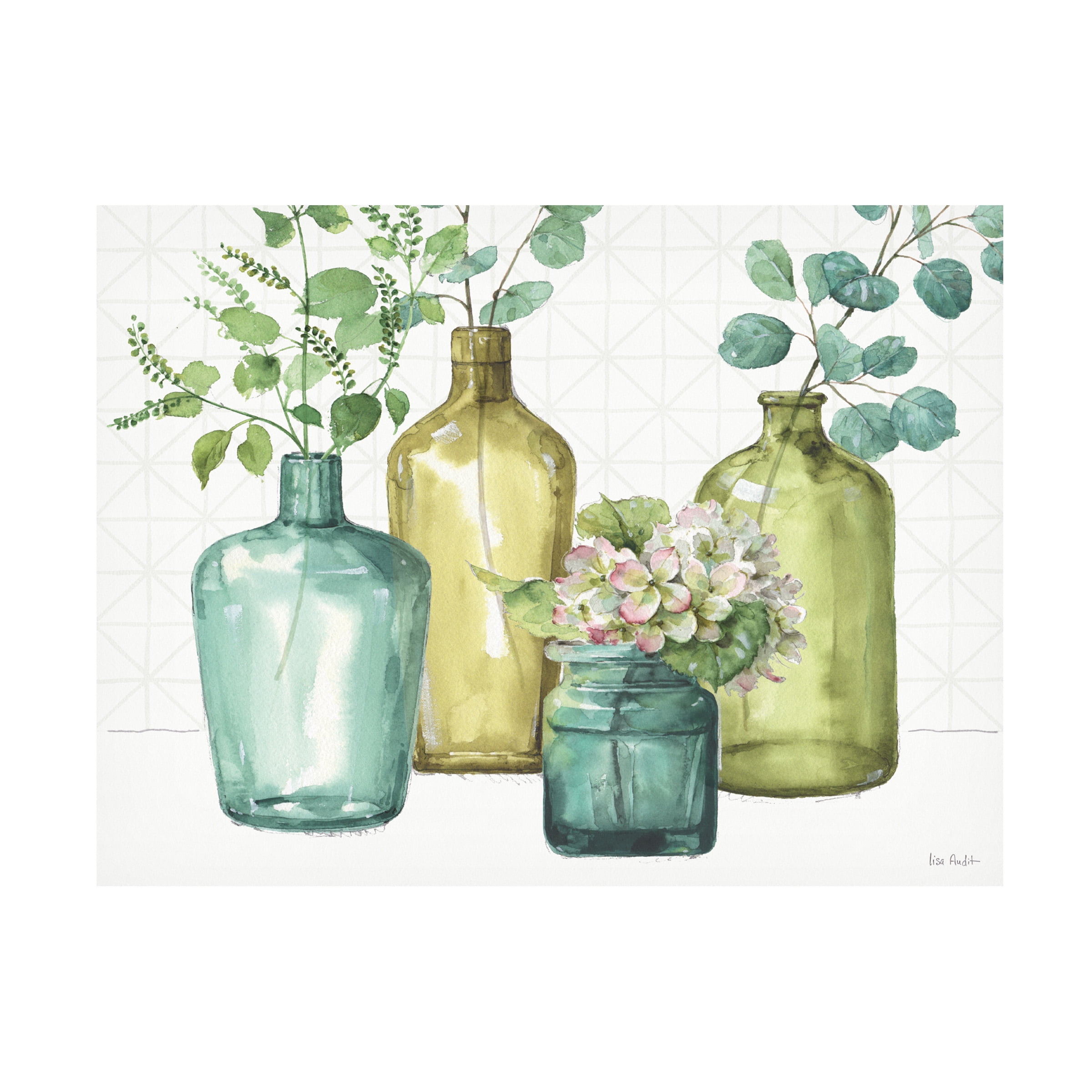 Trademark Fine Art 'Mixed Greens LXII' Canvas Art by Lisa Audit