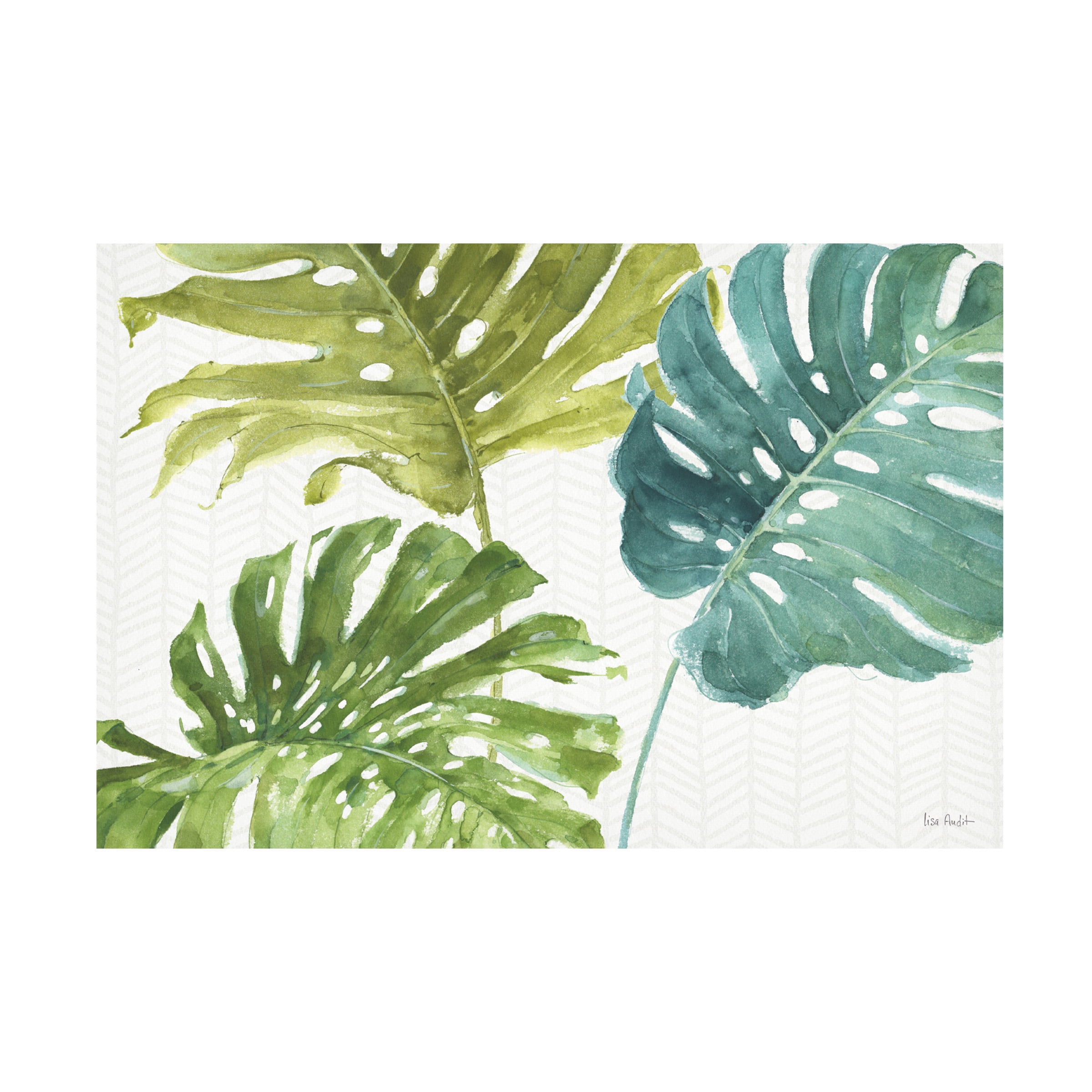 Trademark Fine Art 'Mixed Greens LXIX' Canvas Art by Lisa Audit