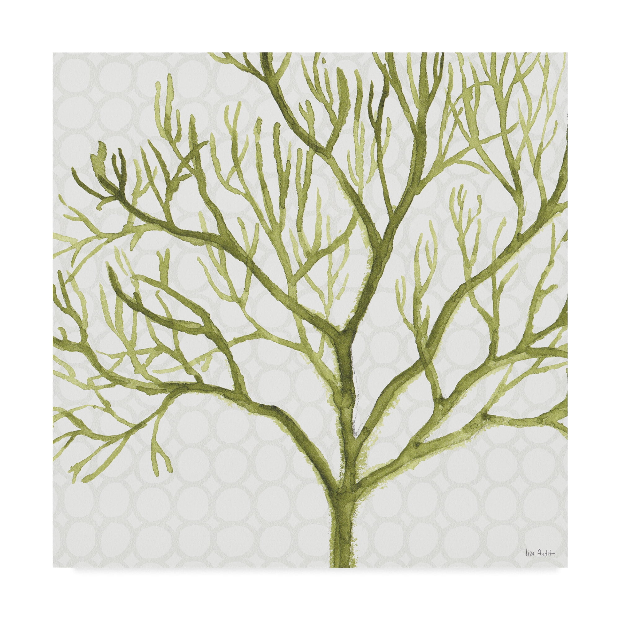 Trademark Fine Art 'Mixed Greens XXII' Canvas Art by Lisa Audit