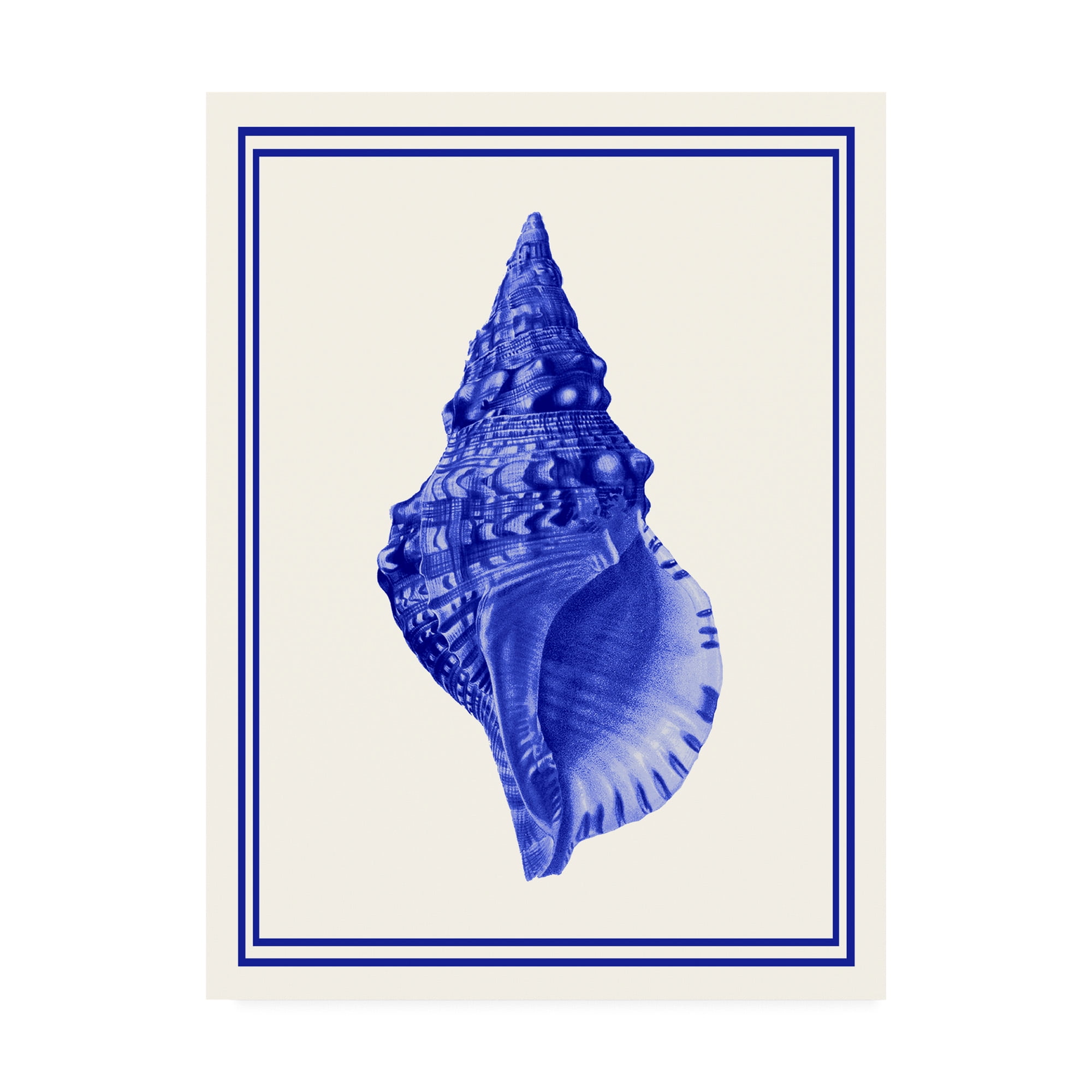 Trademark Fine Art 'Mixed Nautical Blue on Cream a' Canvas Art by Fab Funky