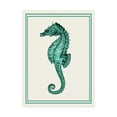 thumbnail image 1 of Trademark Fine Art 'Mixed Nautical Green On Cream E' Canvas Art by Fab Funky, 1 of 3