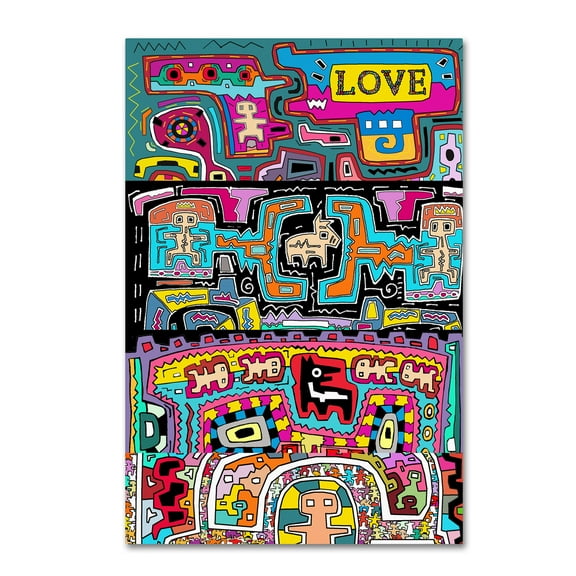 Trademark Fine Art 'Mixed Paintings' Canvas Art by Miguel Balbas