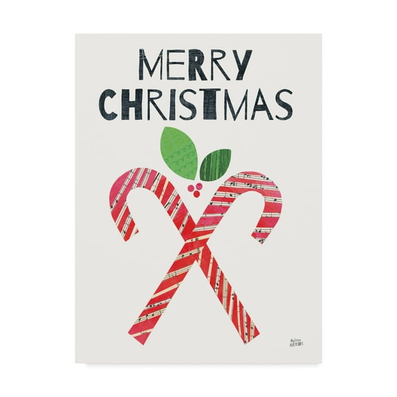 Trademark Fine Art 'Mod Christmas I' Canvas Art by Melissa Averinos