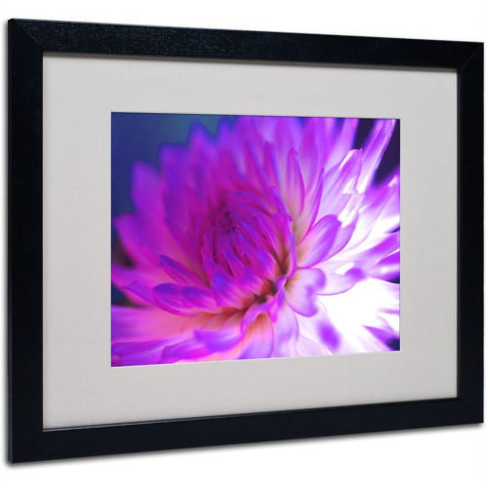 Trademark Fine Art 'Mod Dahlia' Matted Framed Art by Kathy Yates