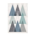 thumbnail image 1 of Trademark Fine Art 'Mod Triangles IV Blue' Canvas Art by Michael Mullan, 1 of 4