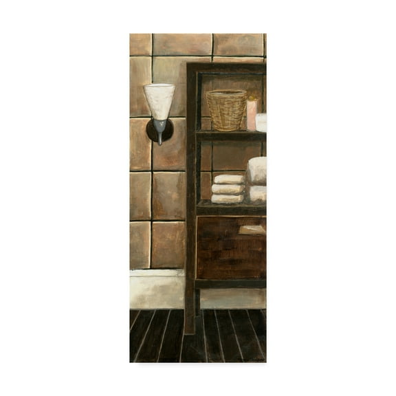 Trademark Fine Art 'Modern Bath Panel I' Canvas Art by Megan Meagher