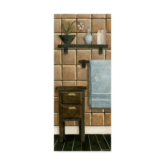 Trademark Fine Art 'Modern Bath Panel IV' Canvas Art by Megan Meagher