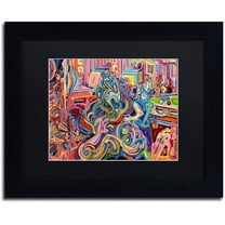 Trademark Fine Art "Modern Diplomacy" Canvas Art by Josh Byer, Black Matte, Black Frame