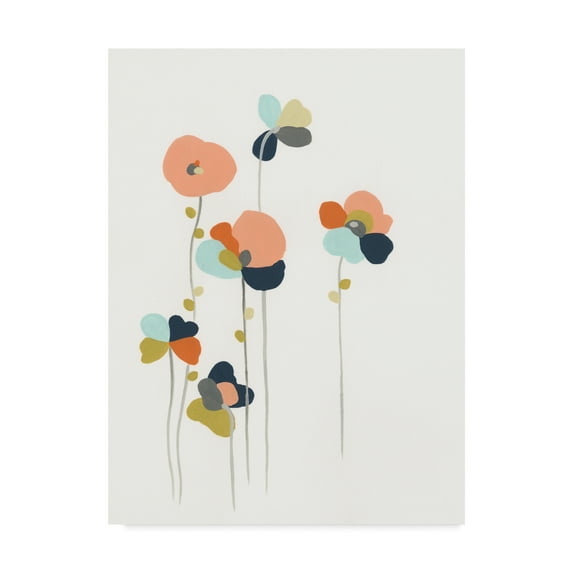 Trademark Fine Art 'Modular Bouquet I' Canvas Art by June Erica Vess