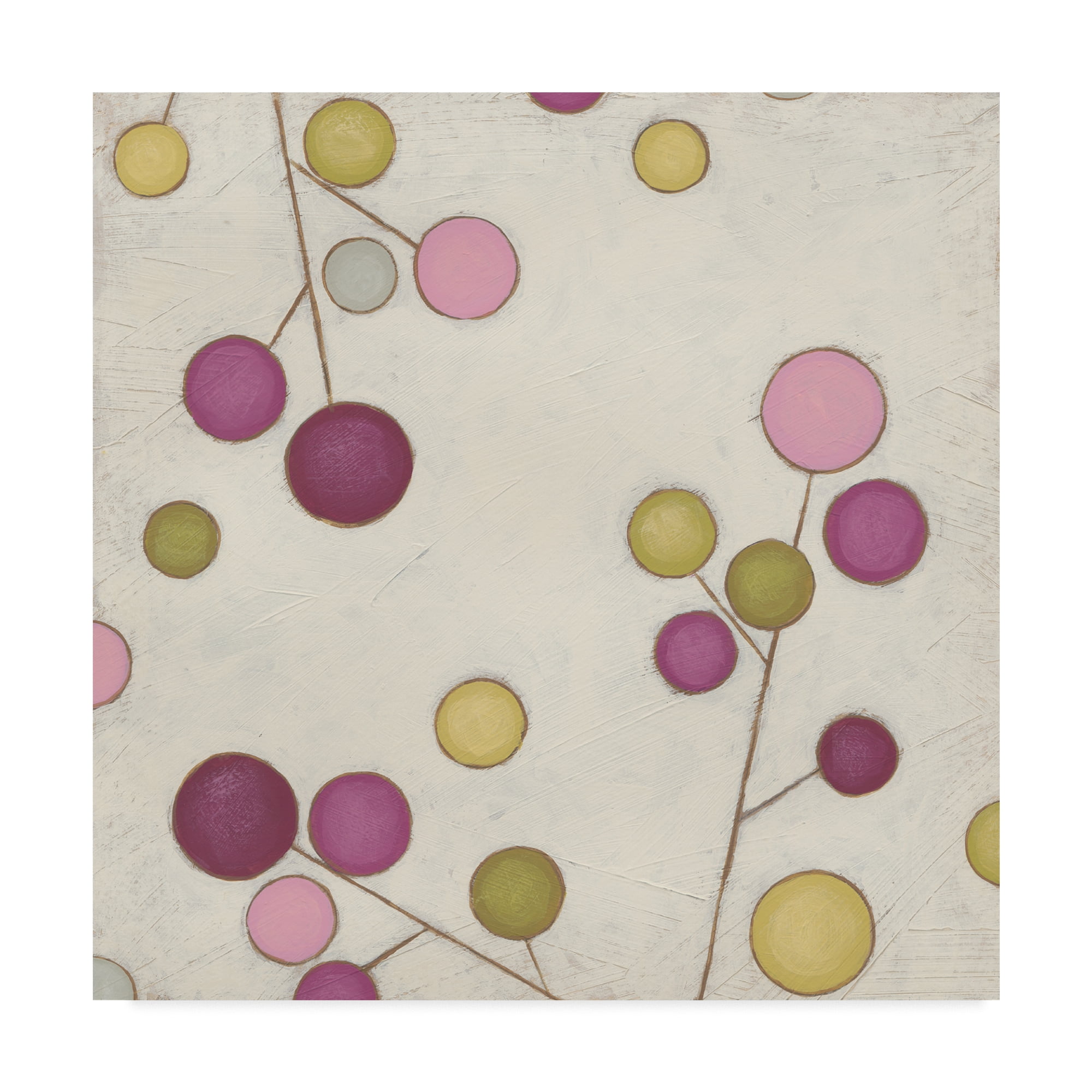 Trademark Fine Art 'Molecular Blossoms III' Canvas Art by June Erica Vess