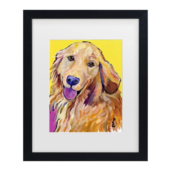 Trademark Fine Art 'Molly' Canvas Art by Pat Saunders-White