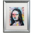 thumbnail image 1 of Trademark Fine Art "Mona Lisa" Canvas Art by Dean Russo, White Matte, Silver Frame, 1 of 4
