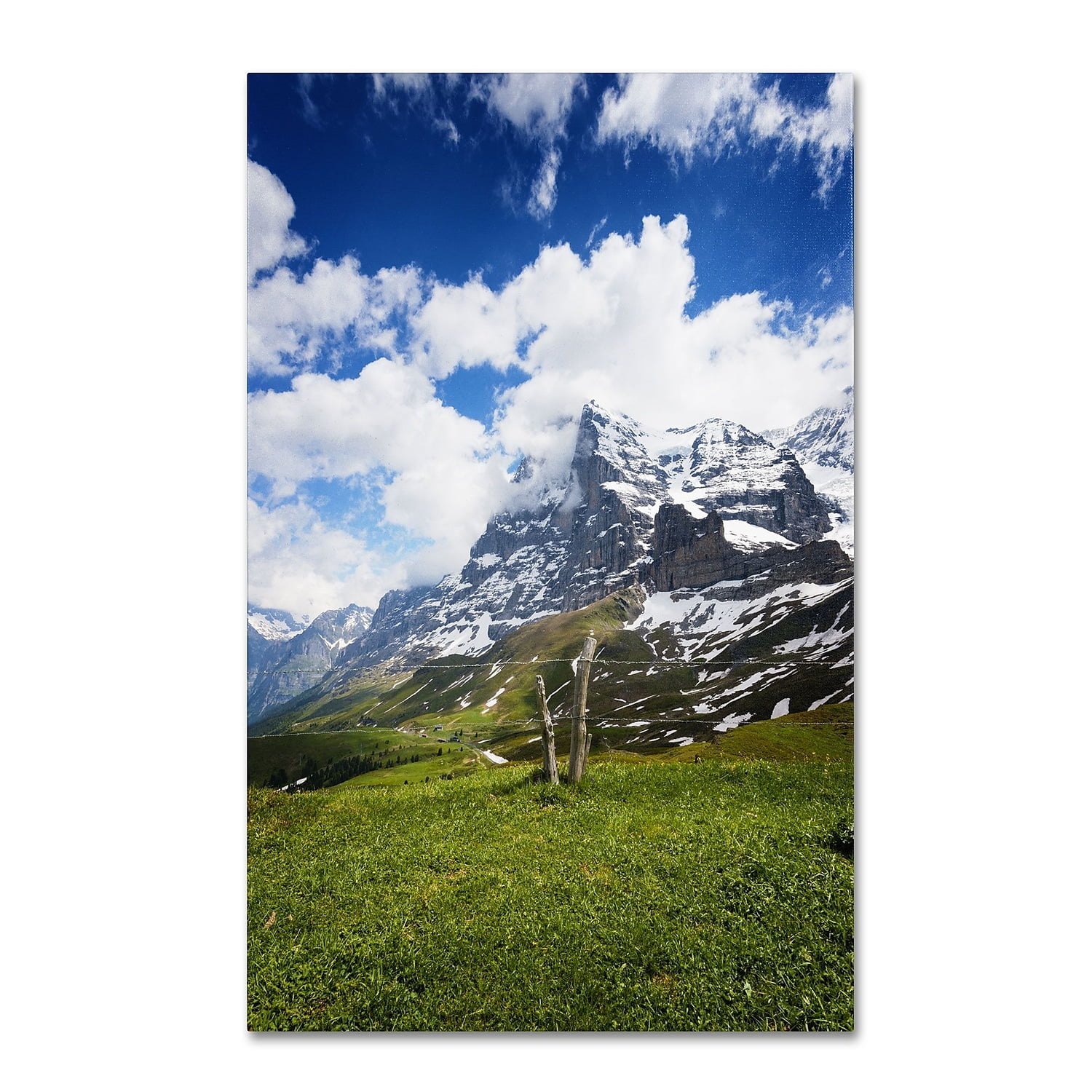 Trademark Fine Art "Monch Switzerland" Canvas Art by Philippe Sainte-Laudy