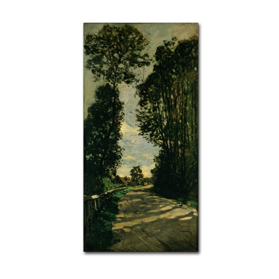 Trademark Fine Art 'Monet Road Of The Farm Saint Simeon' Canvas Art by Monet
