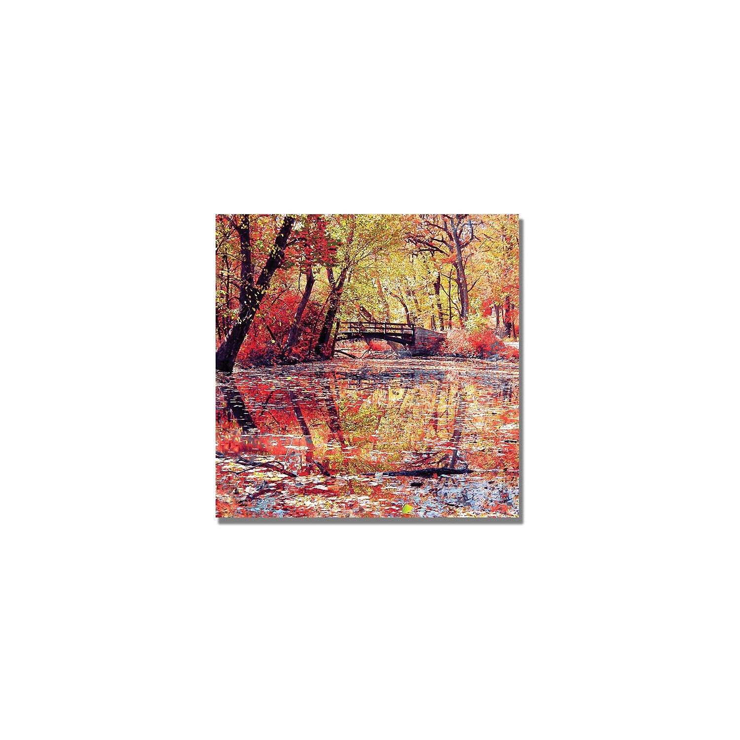 Trademark Fine Art "Monet's Garden" Canvas Art by Beata Czyzowska Young