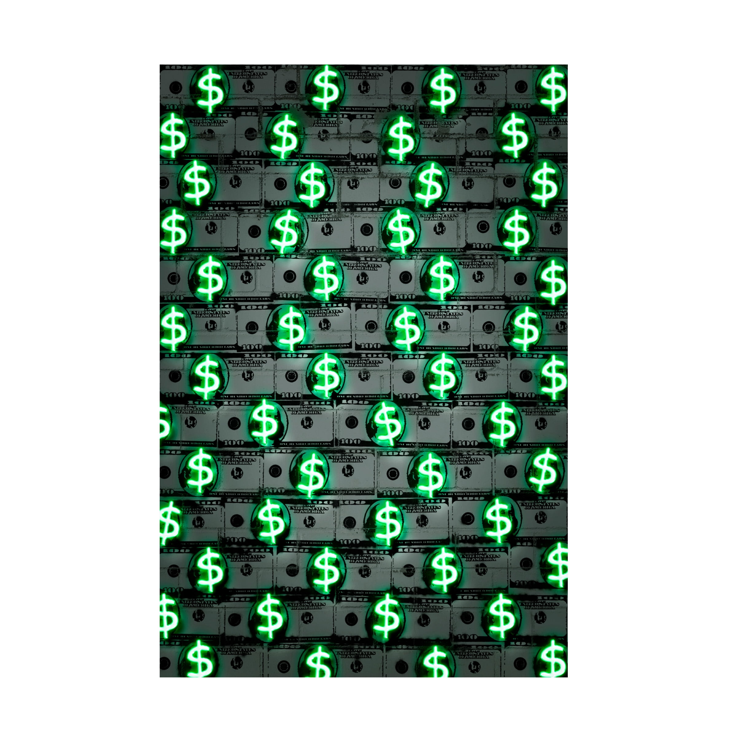 Trademark Fine Art 'Money money money' Canvas Art by Octavian Mielu