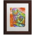 thumbnail image 1 of Trademark Fine Art "Monkey 1" Canvas Art by Dean Russo, White Matte, Wood Frame, 1 of 4